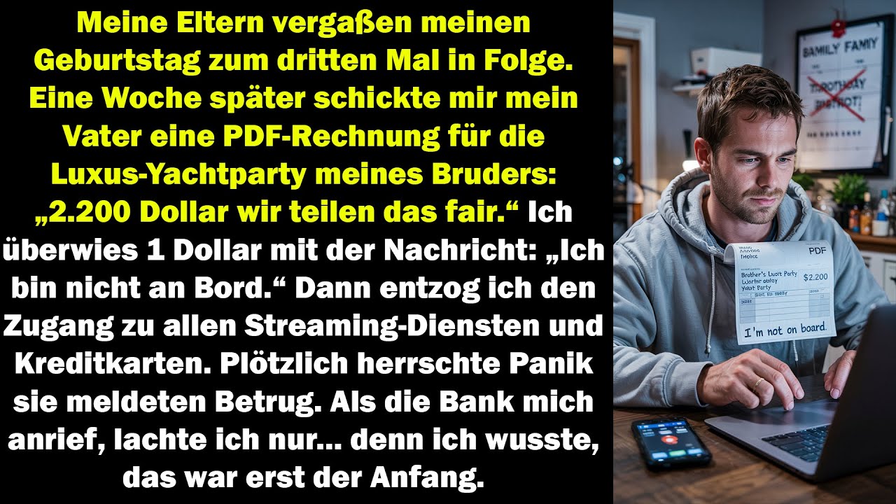 Meine Eltern Vergassen Meinen Geburtstag  Doch Als Die Bank Anrief, Wussten Sie: Jetzt Wird’s Ernst.