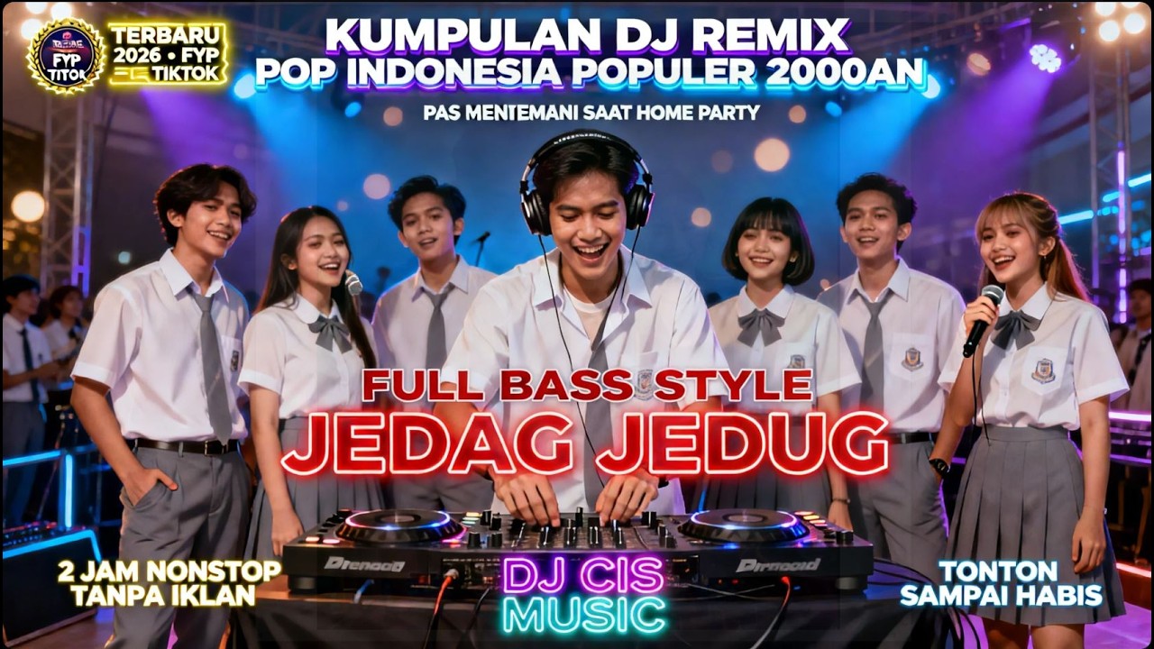 KUMPULAN DJ REMIX POP INDONESIA 2000AN JEDAG JEDUG PARTY CLUB VIBES FULL BASS | DJ CIS MUSIC 🔥