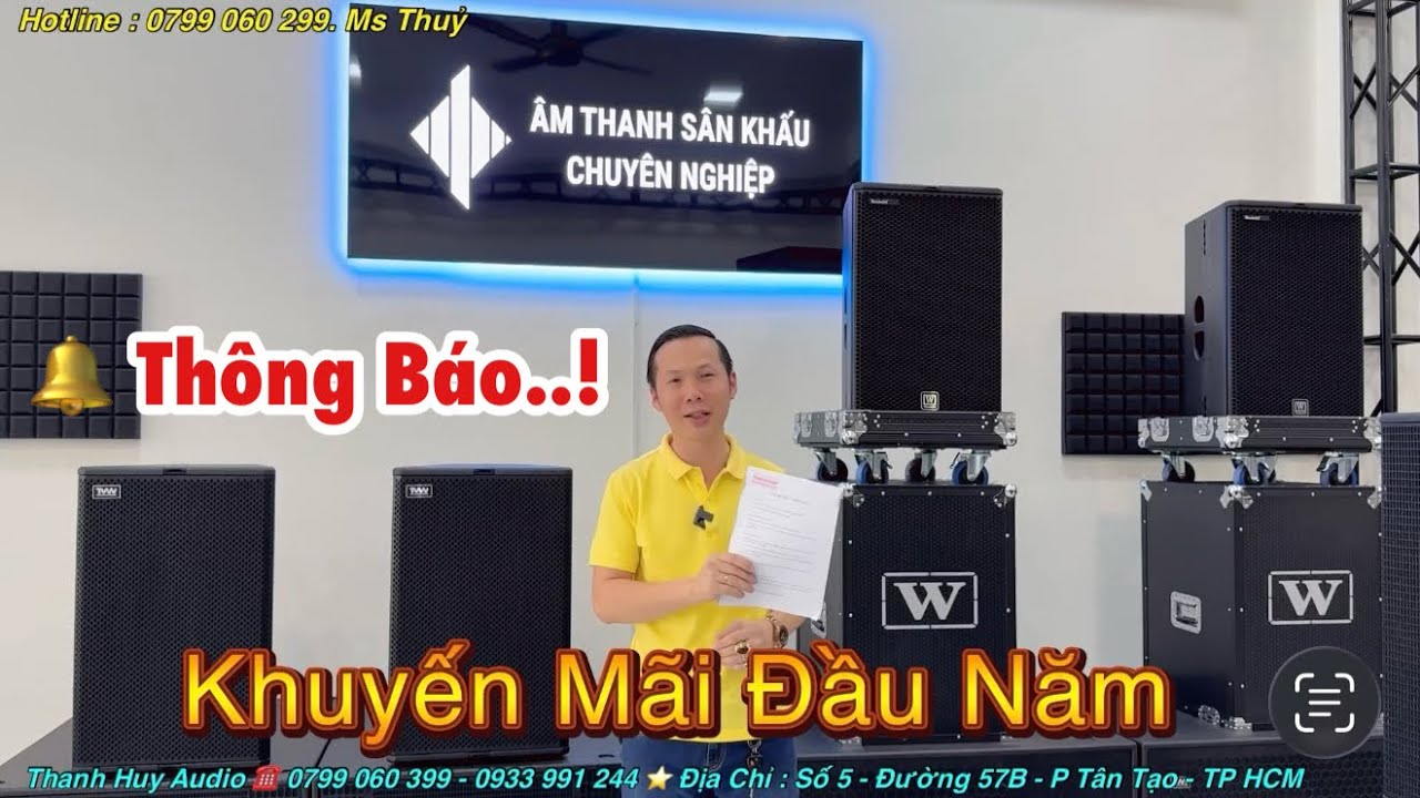 Thông Báo “ Khuyến Mãi Đầu Năm 2026 “ Tại Thanh Huy Audio. LH 0799060299