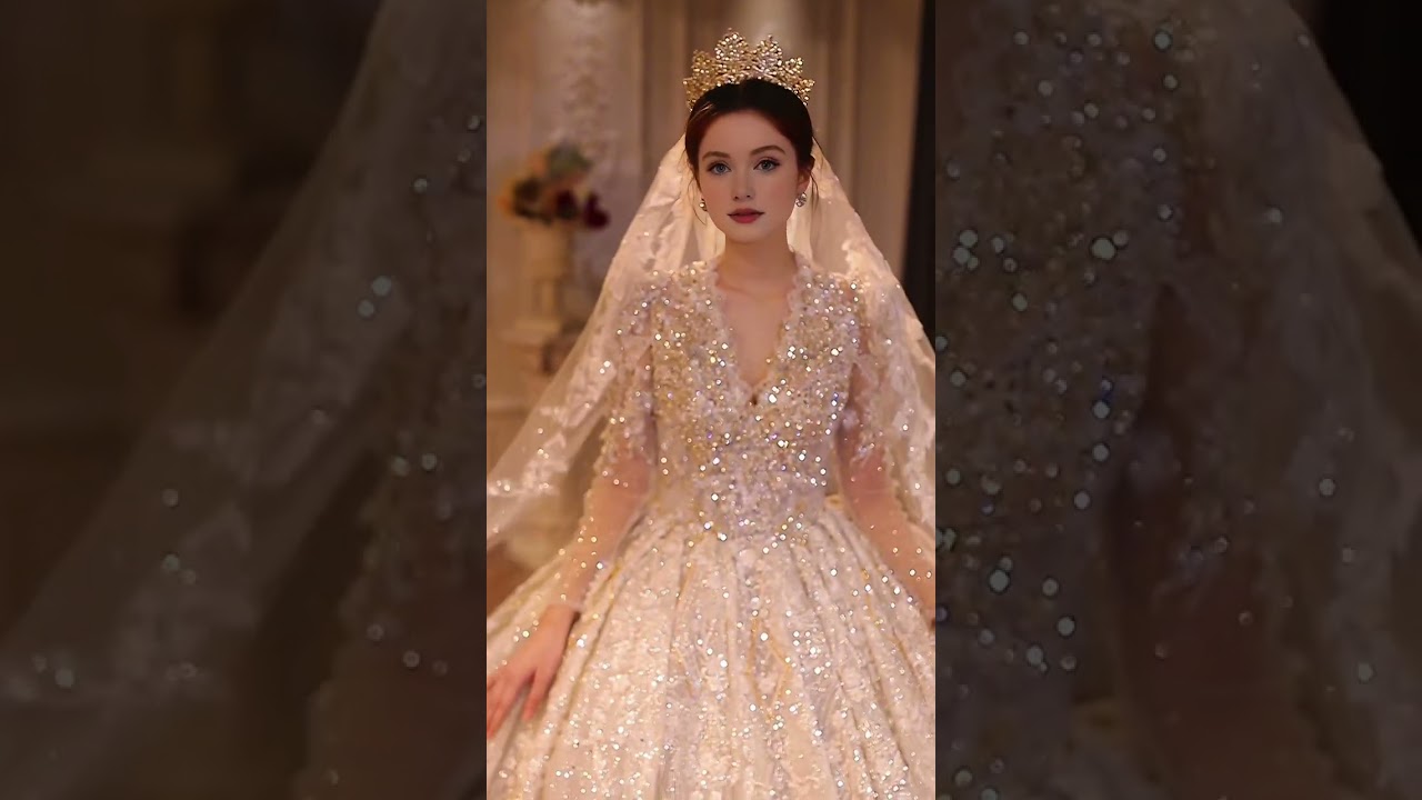 Amanda Novias luxury wedding dress bling bling