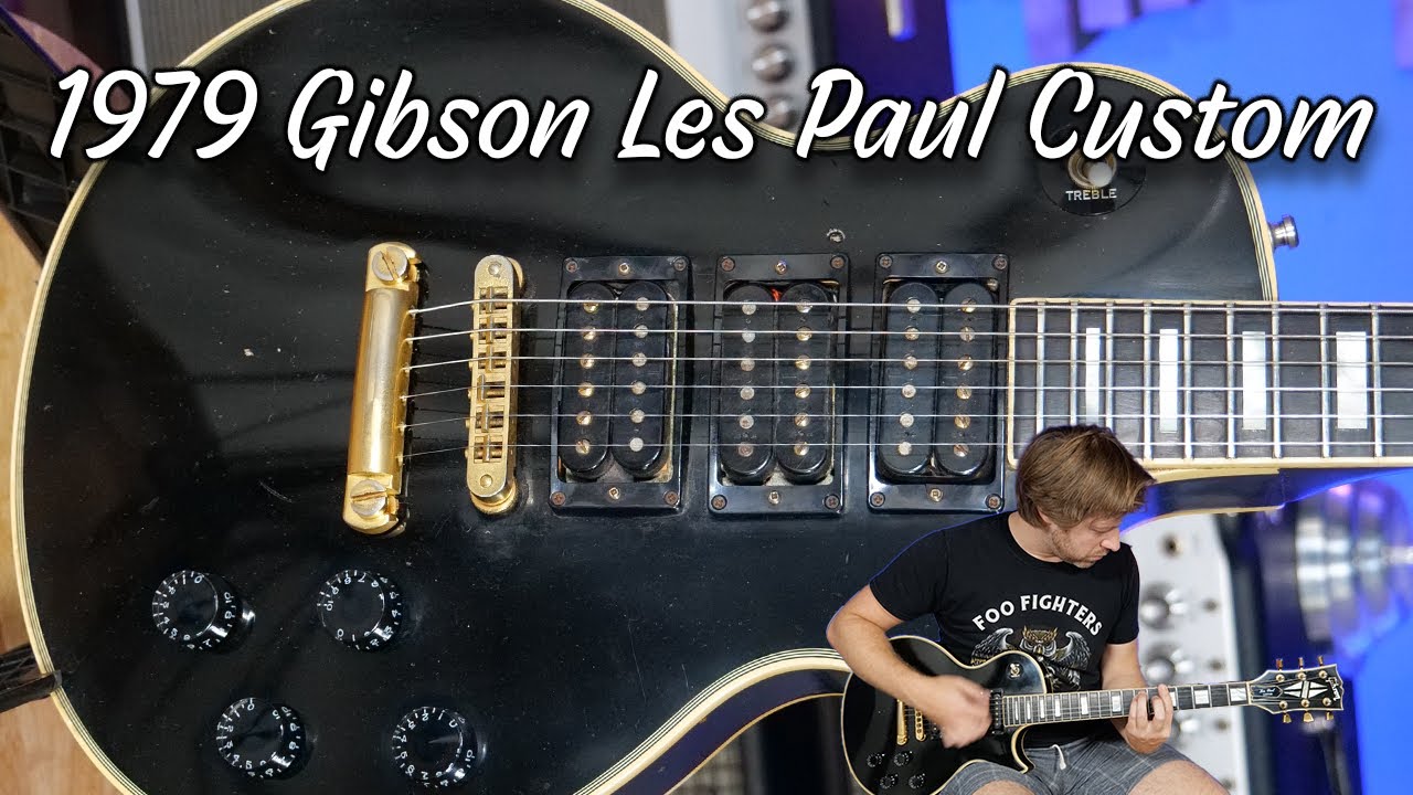Vintage 3 Pickup Masterpiece....  1979 Gibson Les Paul Custom - only at Lovies Guitars
