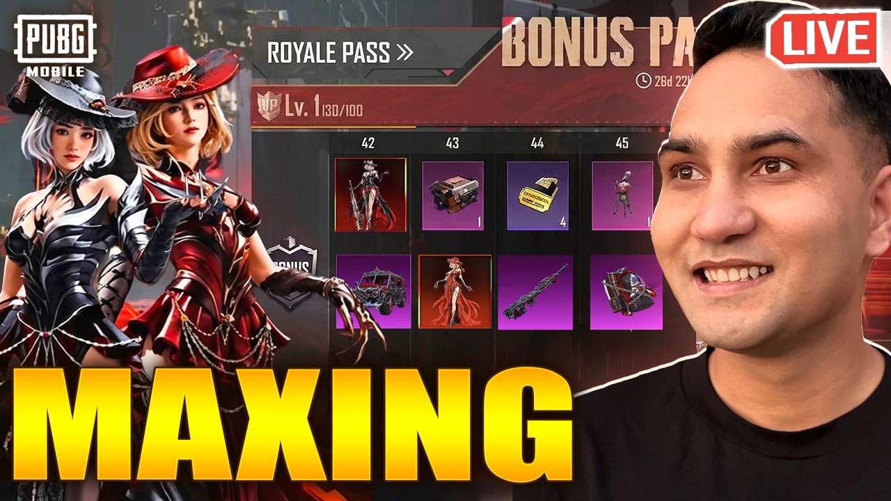 MAXING NEW A21 BONUS PASS | NIGHT ROSE CRUISE UAZ MAXING