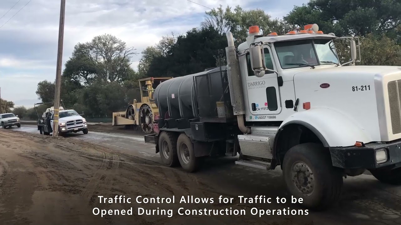 River Road Full Depth Reclamation Cement Stabilization