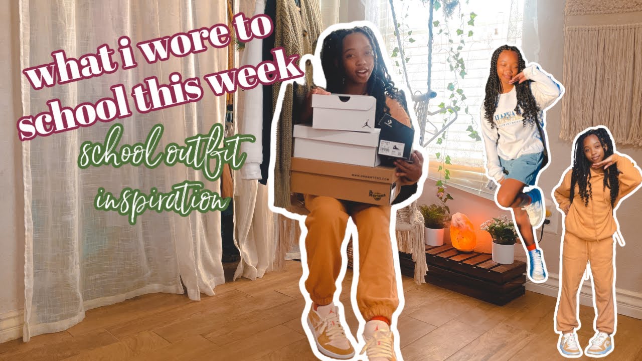 WHAT I WORE TO SCHOOL THIS WEEK | school outfit inspiration