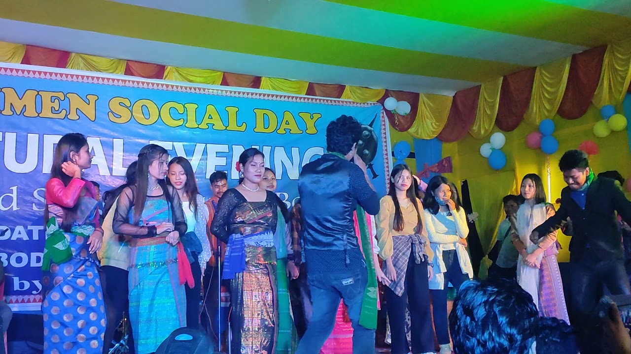 Udalguri Baksa Chirang Kokrajhar girls group stage perform | Social Freshmen Day Bodaland University