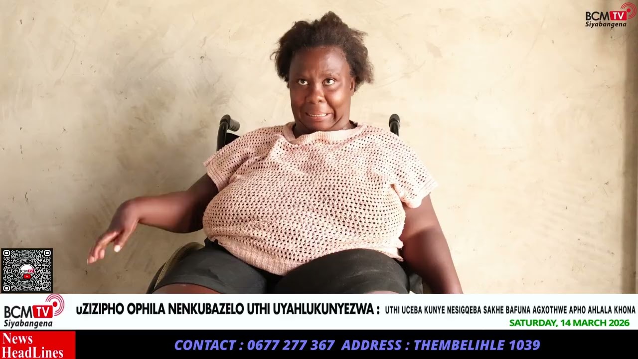 BcmTv : A DISABLED WOMAN FEAR OF BEING CHASED OUT OF A RENTAL HOUSE BY BCMM WARD 30 COUNCILLOR