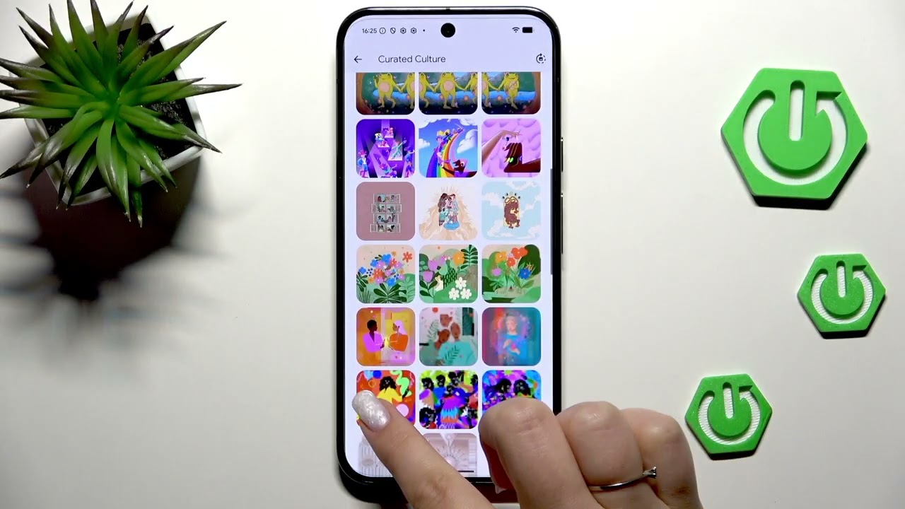 GOOGLE Pixel 10 Pro XL — как сменить обои