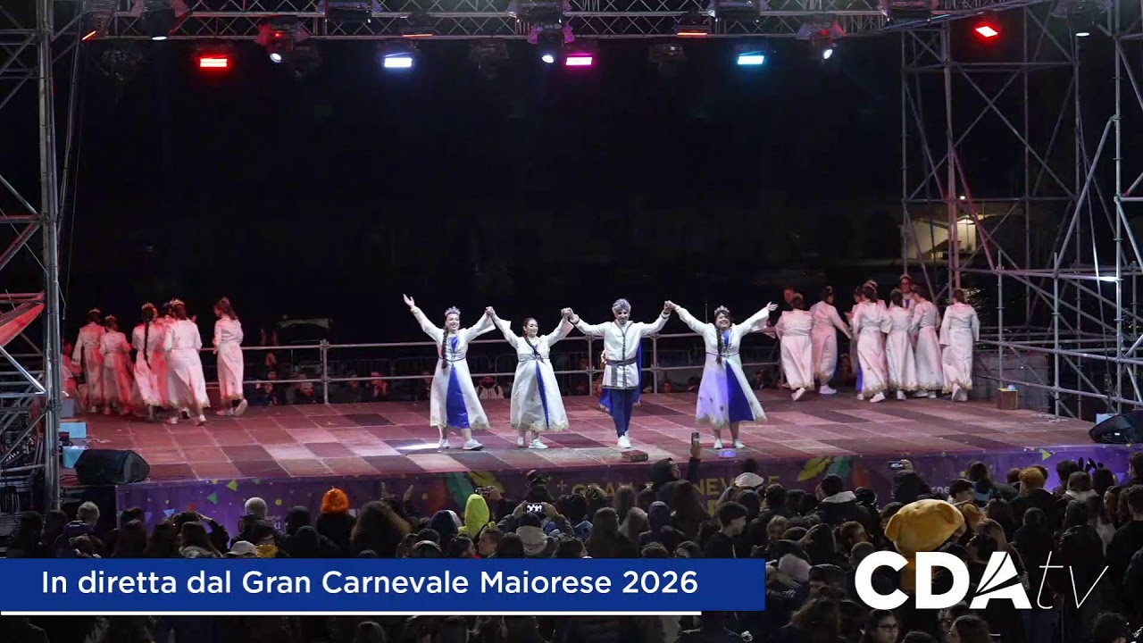 Gran Carnevale Maiorese 2026 - Il palco in diretta CDAtv