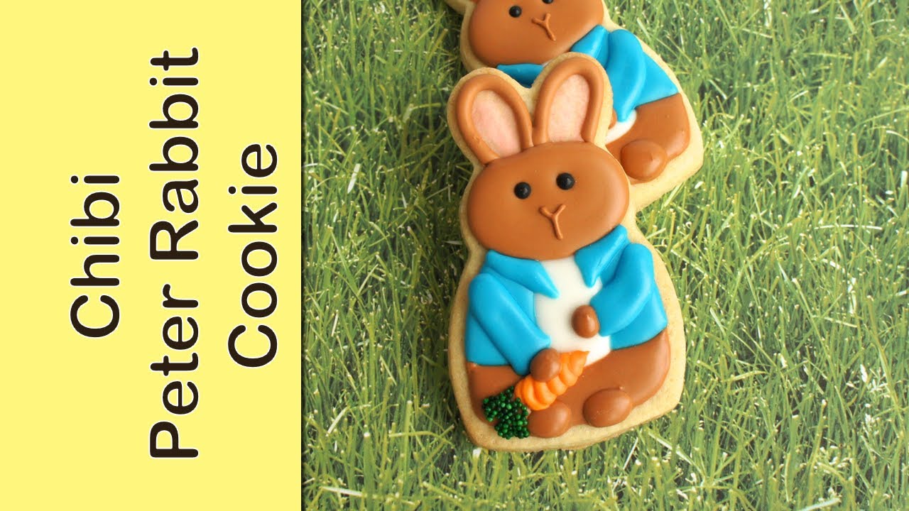 How to make a Peter Rabbit cookies - Easter bunny cookie