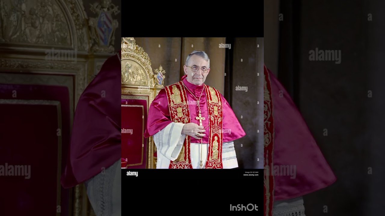 Giovanni montini papa Paulo VI e albino luciani João Paulo I  dois santos da igreja 