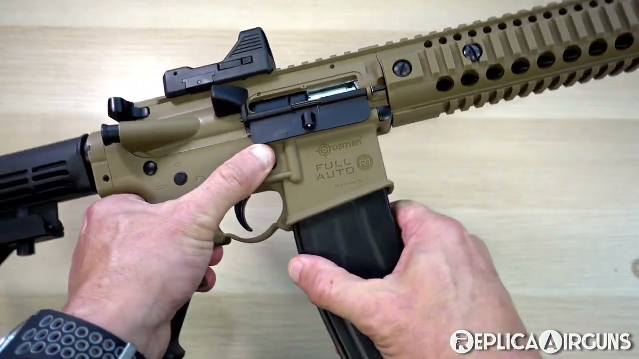 Crosman R1 CO2 Blowback BB Machine Gun Table Top Review