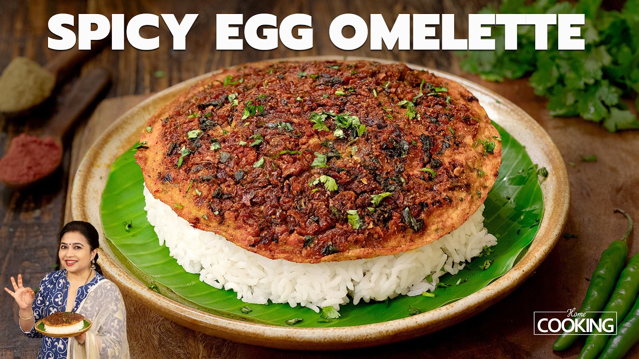 Spicy Egg Omelette | Masala Omelette Recipe in 10 Minutes | Easy Egg Recipes