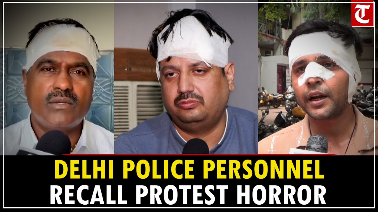 Injured Delhi Police Personnel Recall Stone Pelting During CJP Protest