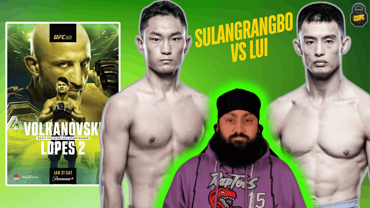 UFC 325: Sulangrangbo vs Lui Breakdown, Prediction, & Pick