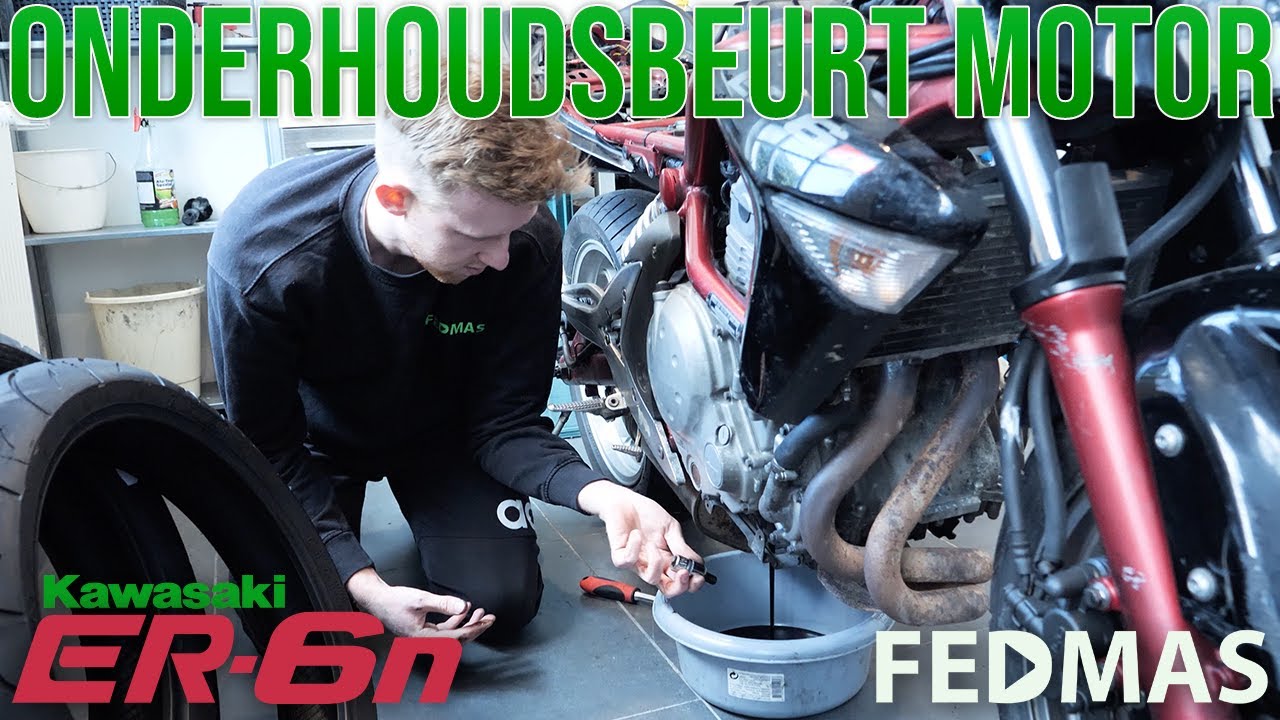 Hoog nodige ONDERHOUDSBEURT aan onze projectmotor! - Kawasaki ER-6n (deel 4) | FEDMAS
