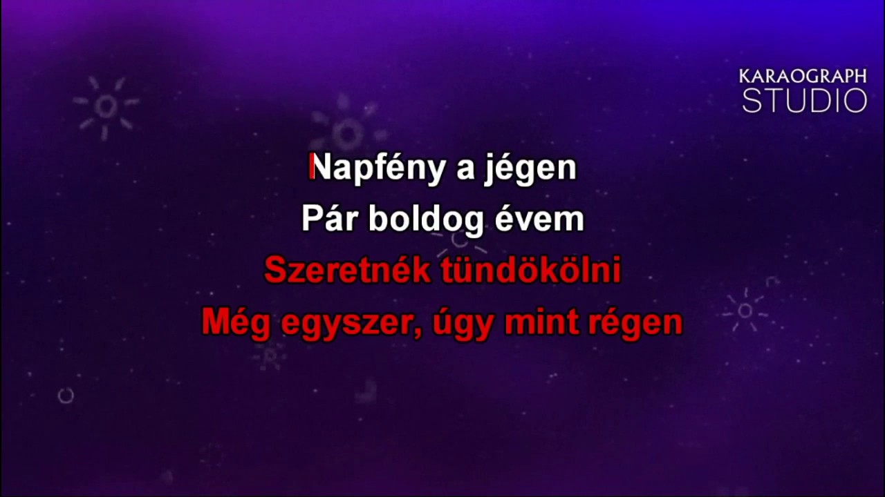 Fenyő Miklós - Napfény a jégen KARAOKE (720p)