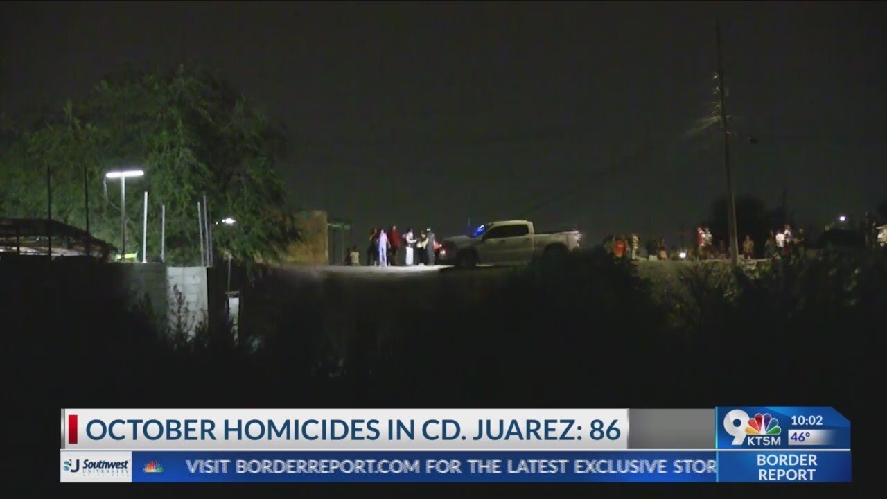 October homicides in Cd. Juarez: 86