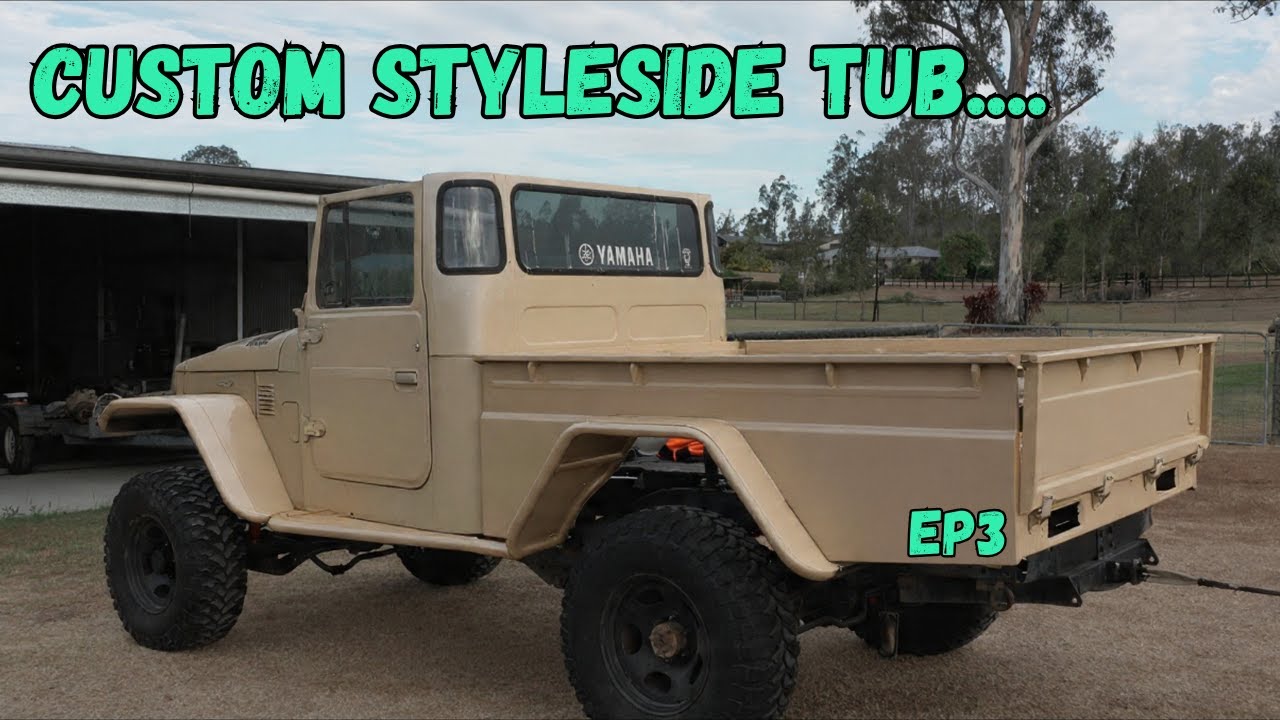 40 series landcruiser gets a custom styleside tub