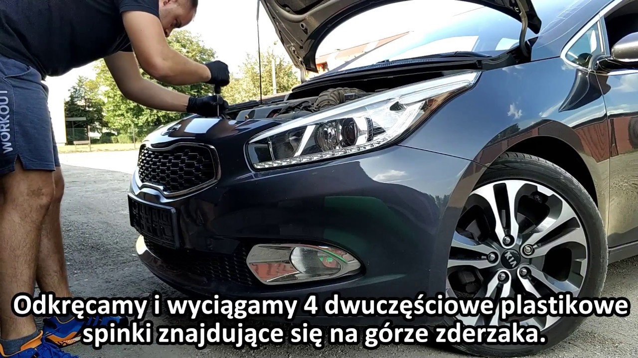 KIA CEE’D JD naprawa świateł do jazdy dziennej LED DRL / wymiana przetwornicy LED