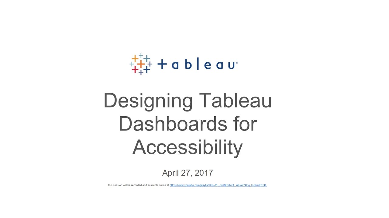 Think Data Thursday: Designing Tableau Dashboards for Accessibility