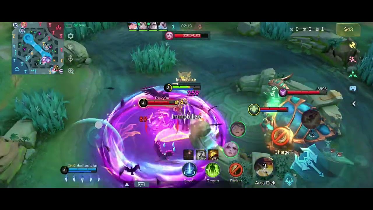 Tigreal kembali menggila, sampai-sampai legends ngajak Mabar....#mobilelegends #tigrealmobilelegends