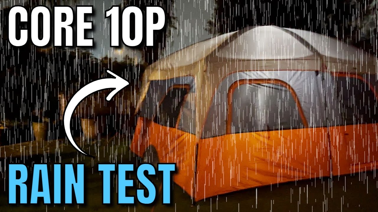 [RAIN TEST] Core 10-Person Straight Wall Cabin Tent