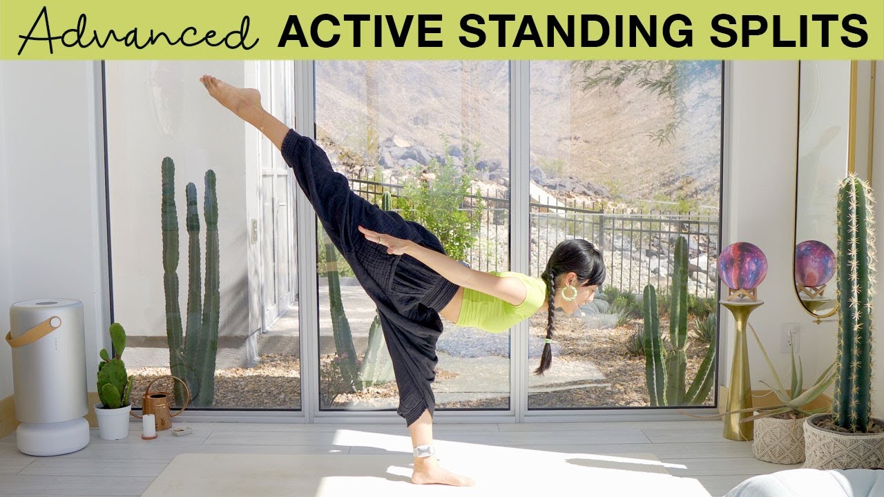 Yoga Flow ♡ Advanced Active Standing Splits | Pincha Mayurasana