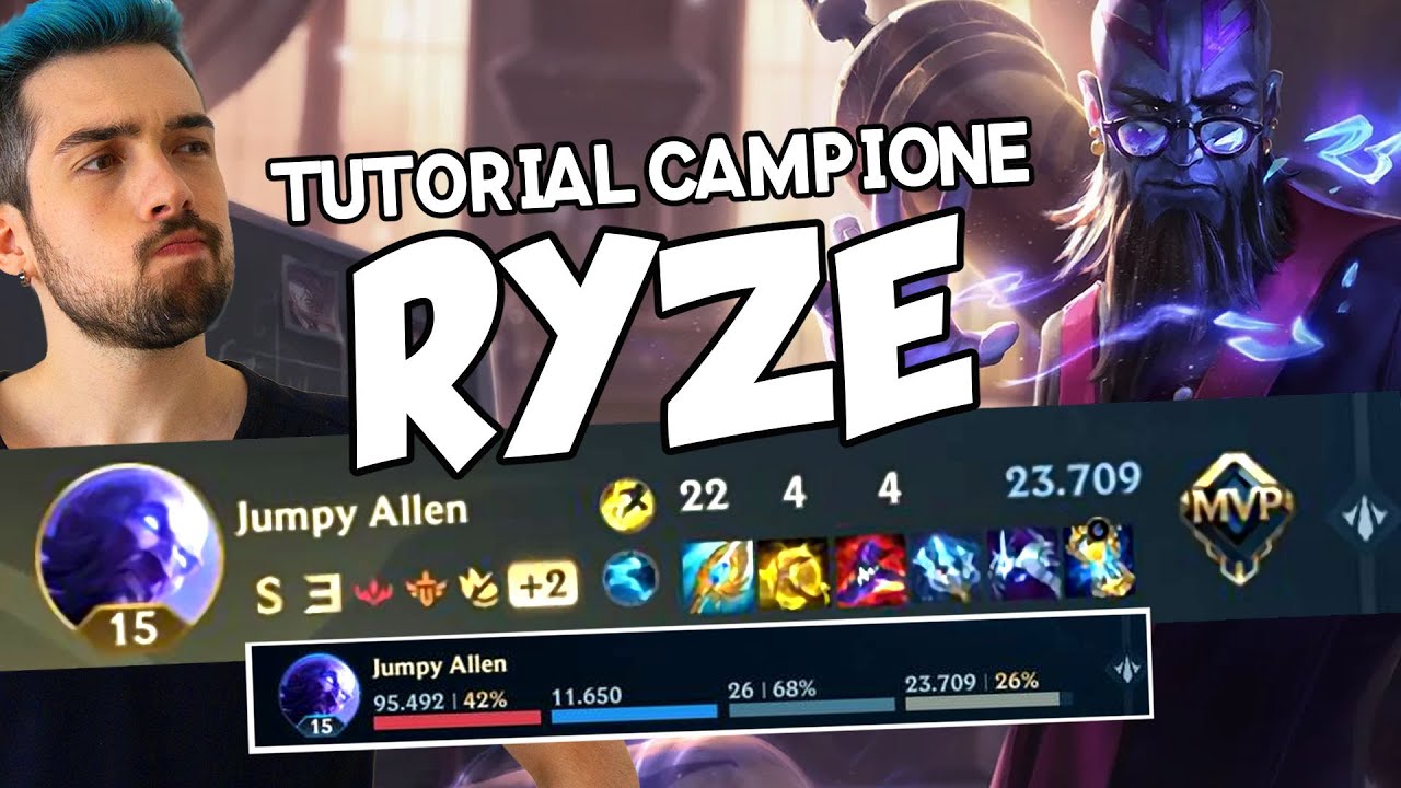 RYZE E' BROKEN!?  95k Damage! Doppia Build | Come Giocarlo? Tutorial Commentary