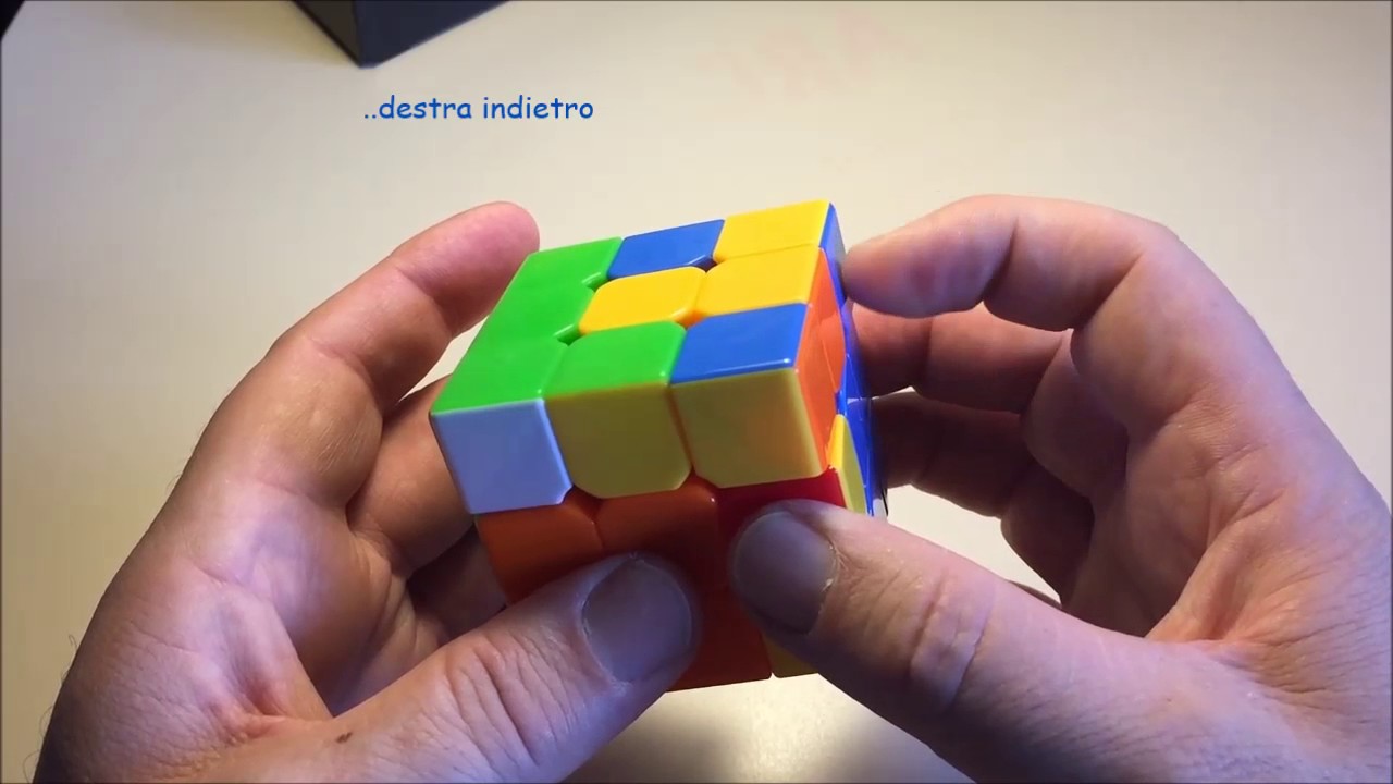 10 cubo di Rubik_terzo strato croce gialla