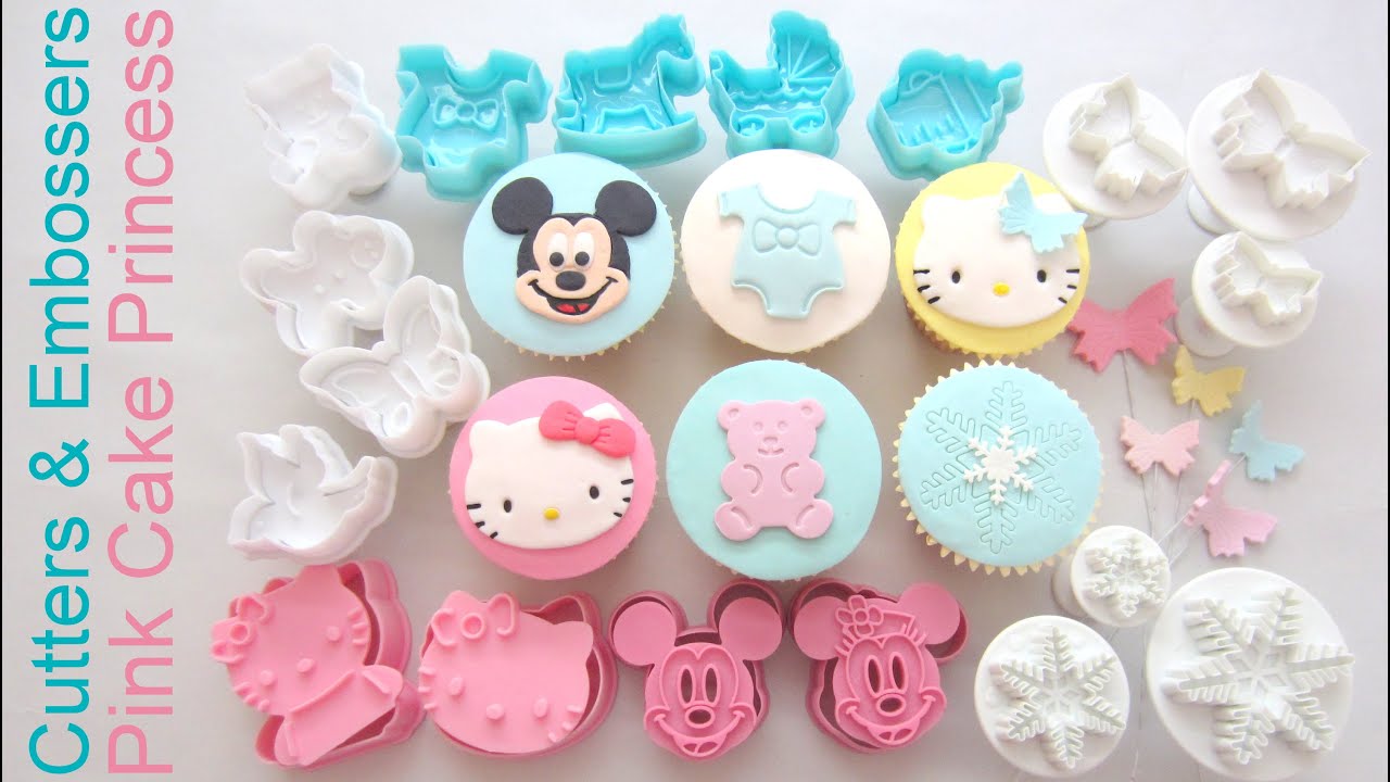 How to Use Cutters & Embossers for Cupcake Decorating - Product Review Collaboration