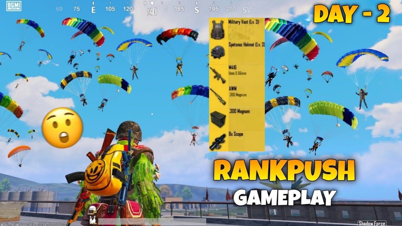 SOLO RANKPUSH GAMEPLAY IN BGMI || DAY- 2 #bgmi