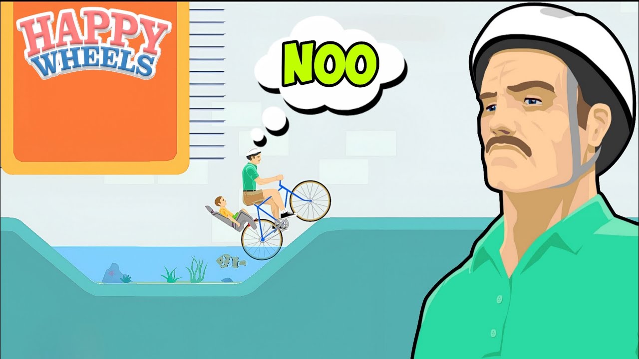 HAPPY WHEELS NOT A HAPPY GAME