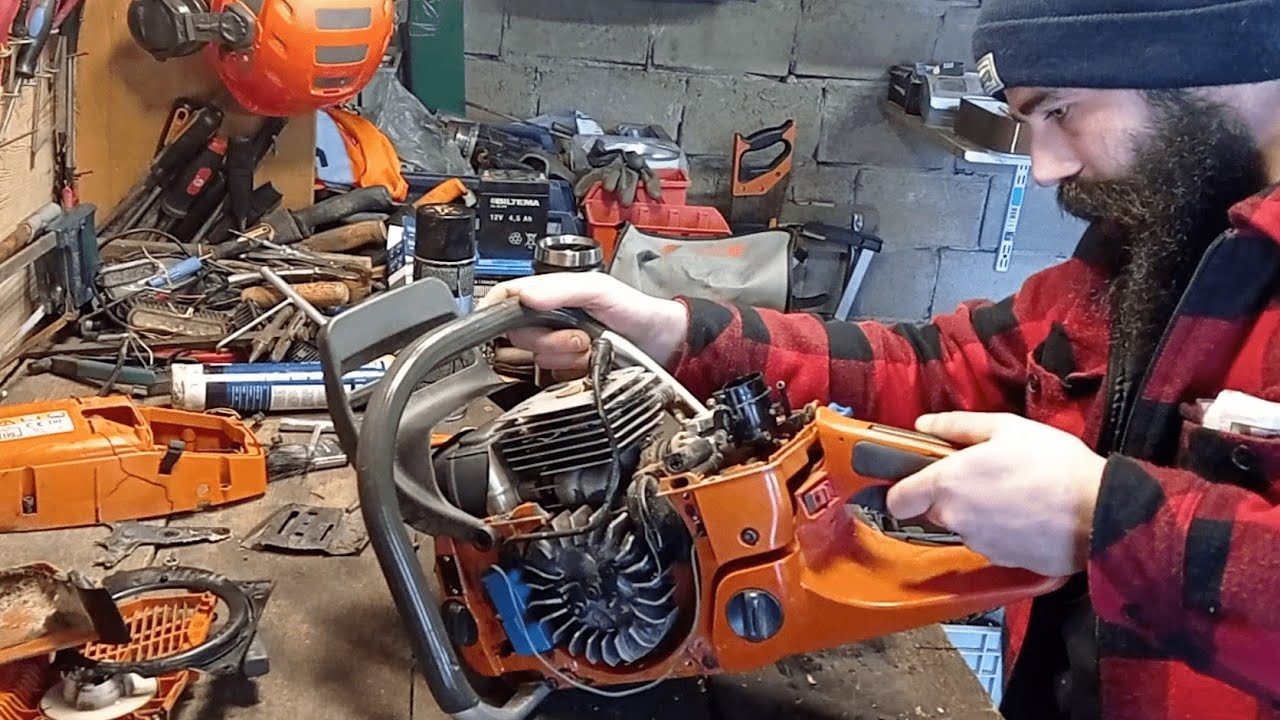 ΚΑΘΑΡΙΣΜΟΣ & ΣΥΝΤΉΡΗΣΗ ΑΛΥΣΟΠΡΙΟΝΟΥ - CHAINSAW CLEANING AND MAINTENANCE _ HUSQVARNA 390XP _