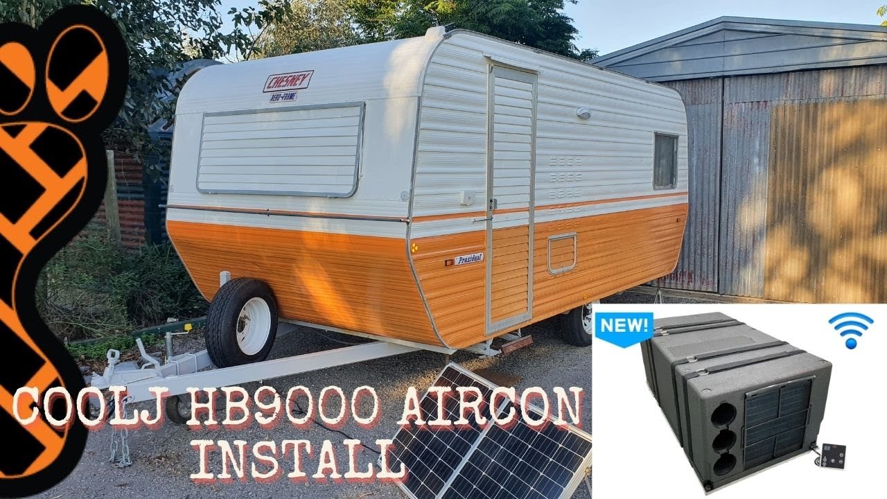 Under Bunk Caravan Air-conditioner Install - COOL-J HB9000