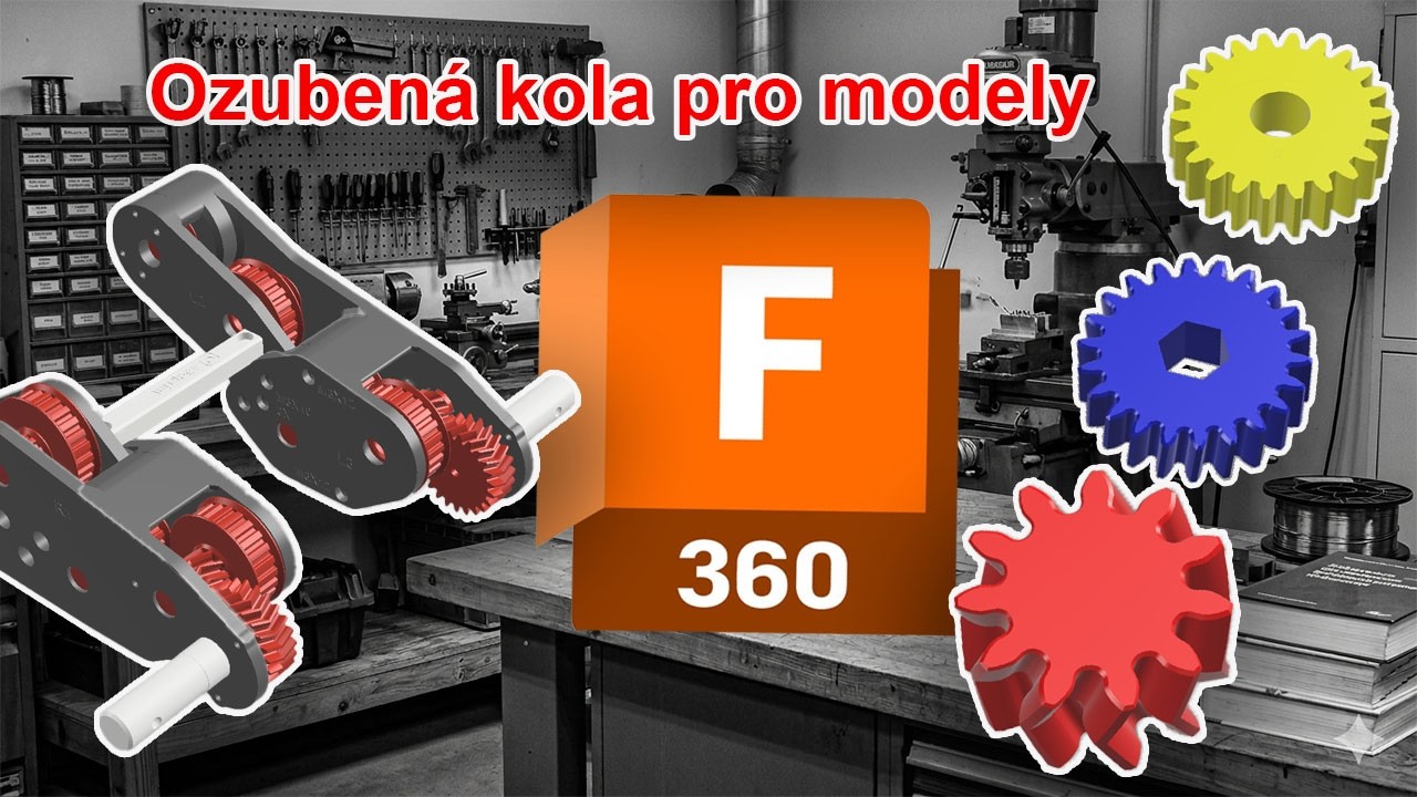 Ozubená kola Fusion360 -  NÁVOD JAK NA TO