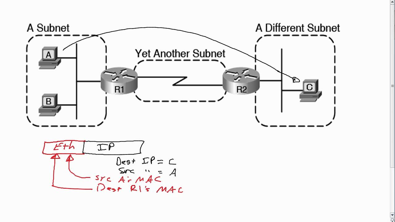 Host Routing and Data Link Encapsulation