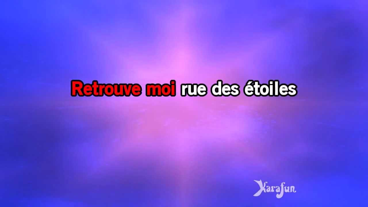 Karaoké Rue des étoiles - Grégoire *