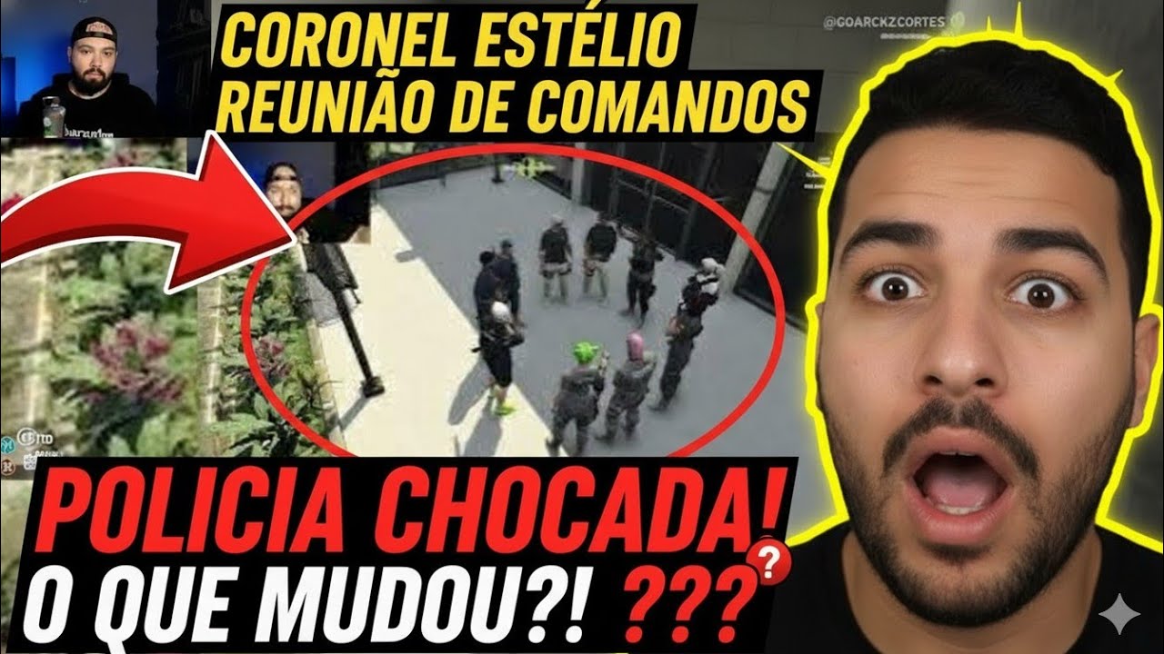CORONEL ESTELIO FAZ REUNIÃO COM OS COMANDOS DAS DIVISÕES DA POLICIA | METROPOLE RP | GTA RP