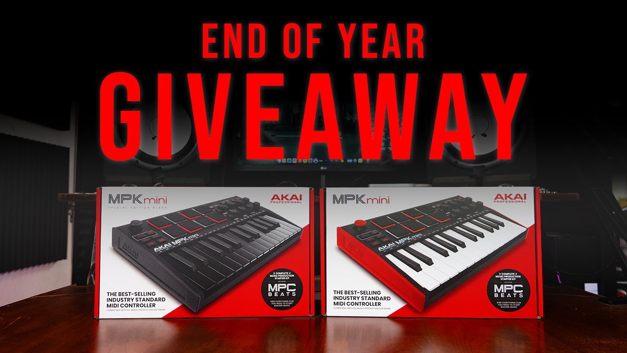 Akai MPK mini GIVEAWAY END OF YEAR 2024