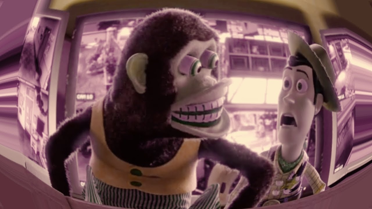 Toy story - Trying to cover the monkey's face | Animation (Inspired by klasky csupo effects)