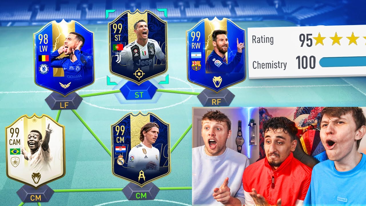 Я ОБЫГРАЛ W2S И ANESONGIB В ДРАФТЕ FUT 195!!