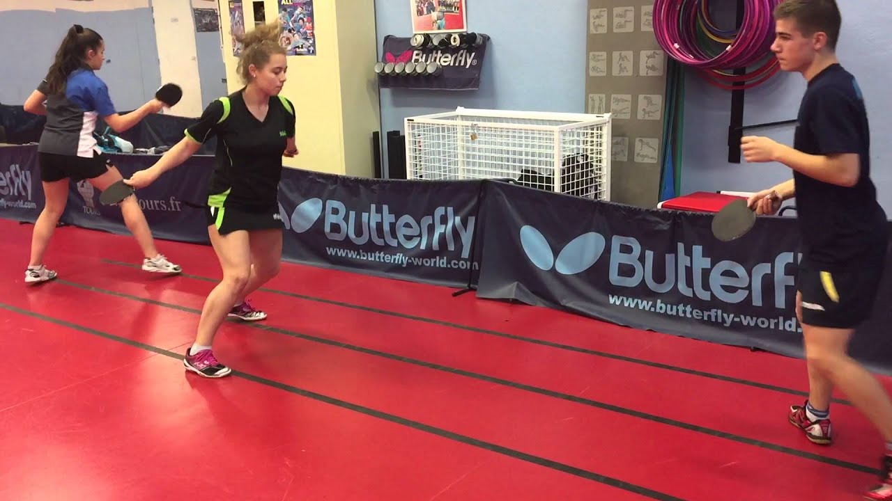 Travail de pieds spécifique Tennis de Table