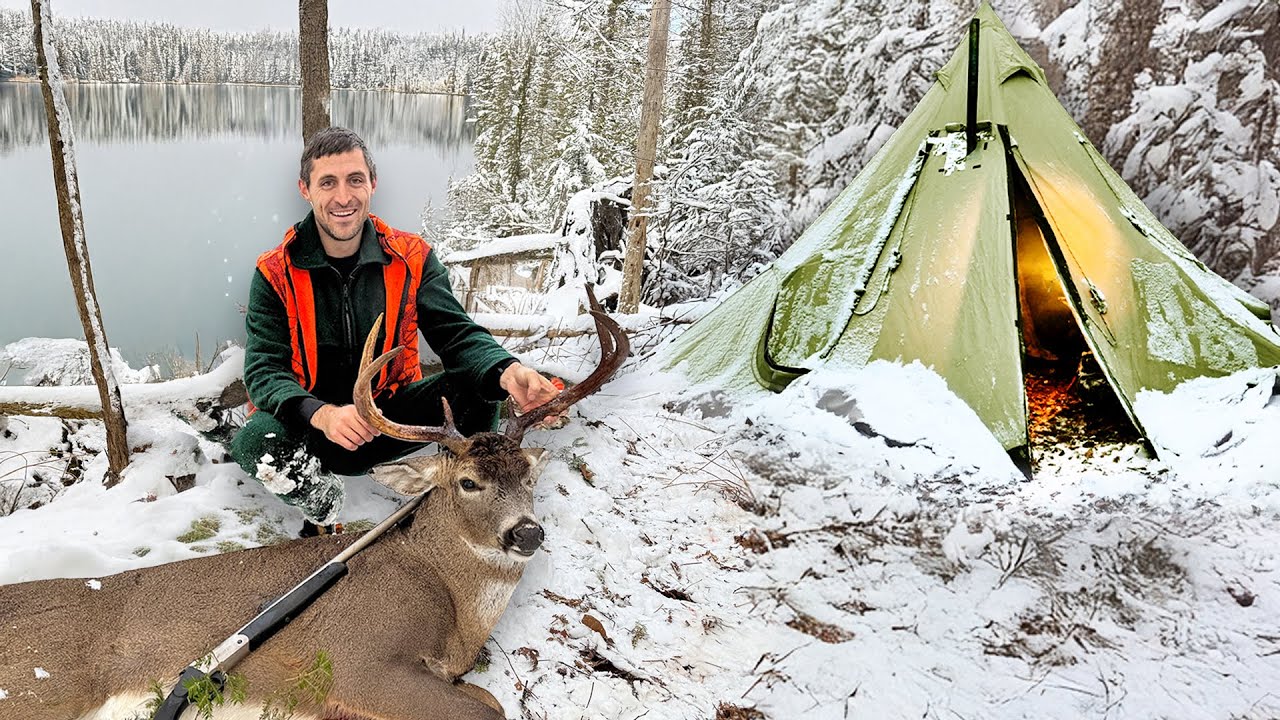72 Hours Camping, Fishing, and Hunting During a Blizzard
