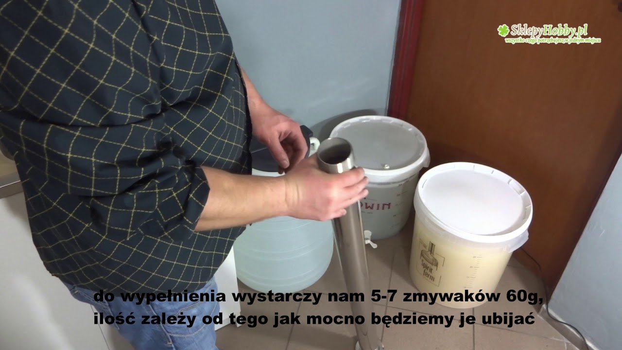 wypełnianie zmywakami nierdzewnymi kolumny 60,3mm od destylatora aabratek