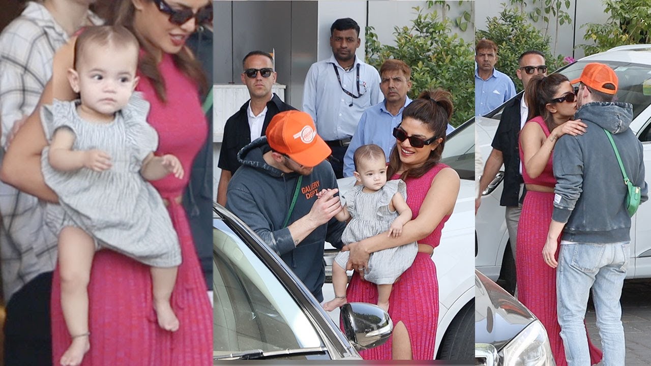 Priyanka Chopra's First Video With Malti Marie In India, Arrives with Nick Jonas For Citadel Launch