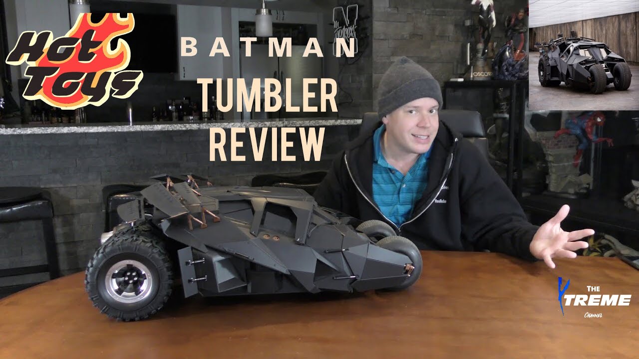 Playing with a $750 Toy!  Hot Toys Batman Tumbler Batmobile from The Dark Knight