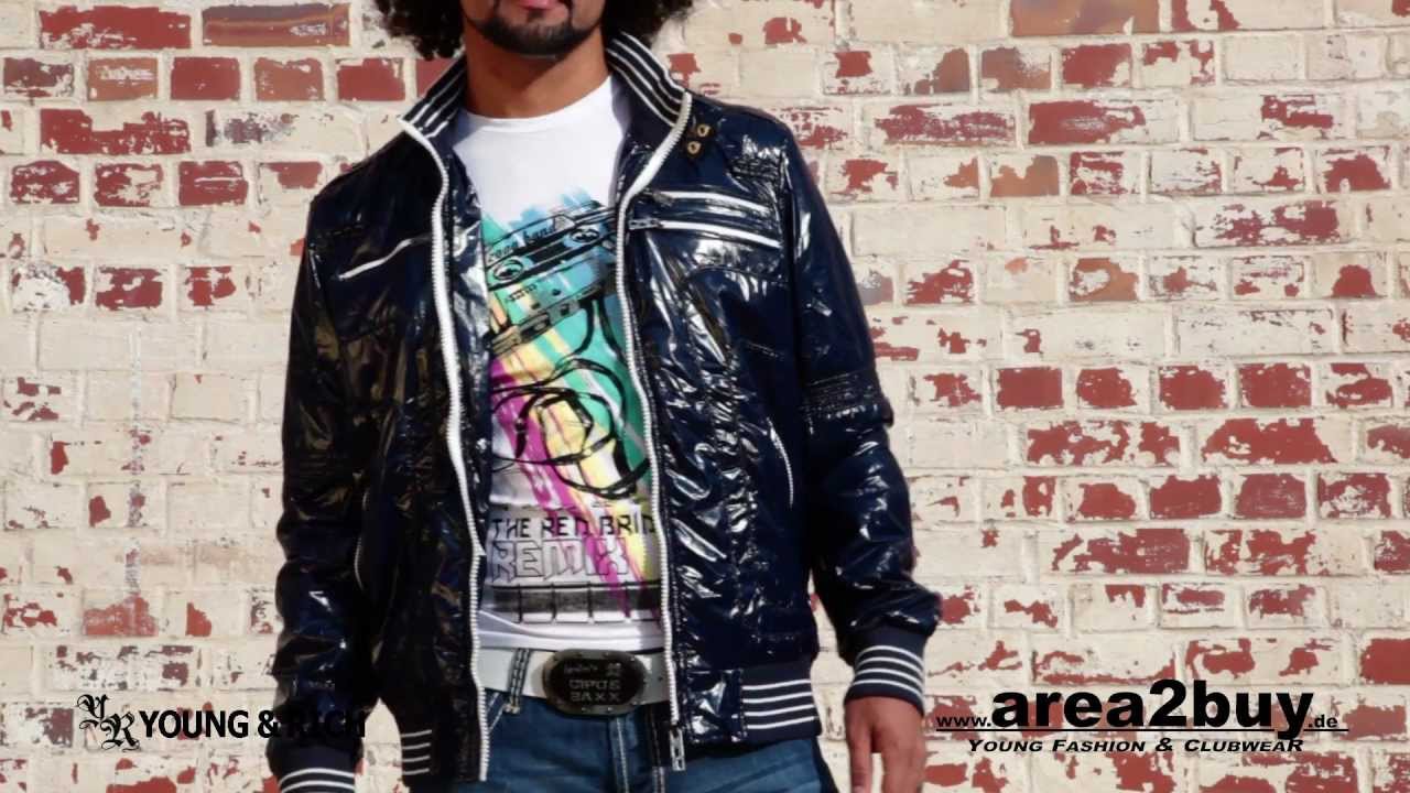 area2buy.de Young & Rich Jacke YR-4987 Blau HD Video