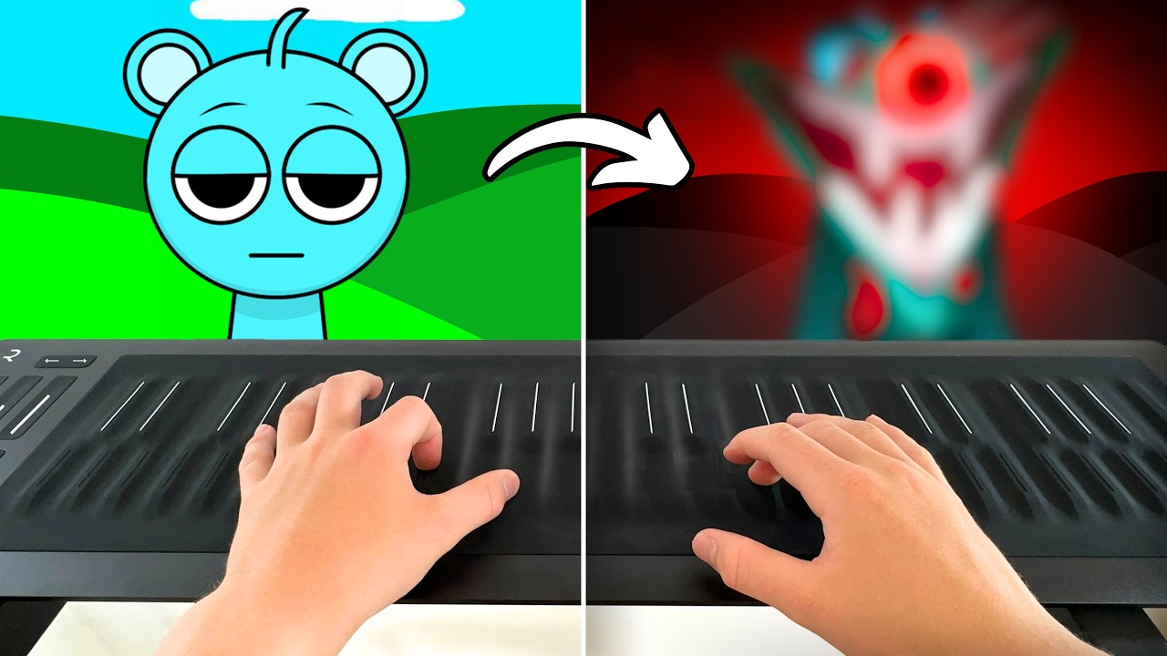 Sprunki SKY phase 1-16 recreated on REAL instruments!