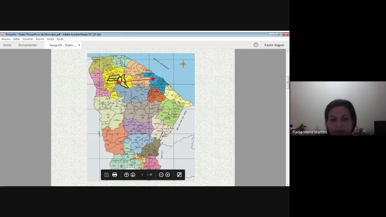 Geografia - Dados Fisiogr&aacute;ficos do Munic&iacute;pio