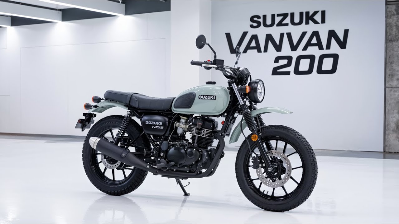 Suzuki VanVan 200 2026 Finally Unveiled – Retro Style That Steals the Show!